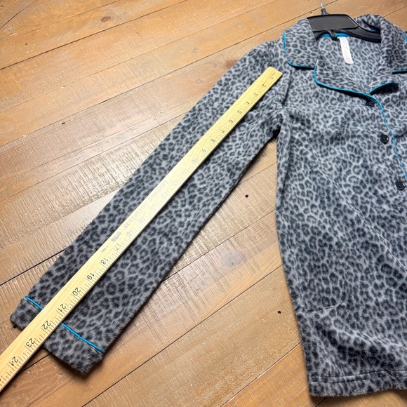 Gilligan & O’Malley NWOT Leopard Print Pajama Set Button Front Size Small Medium - Picture 10 of 16